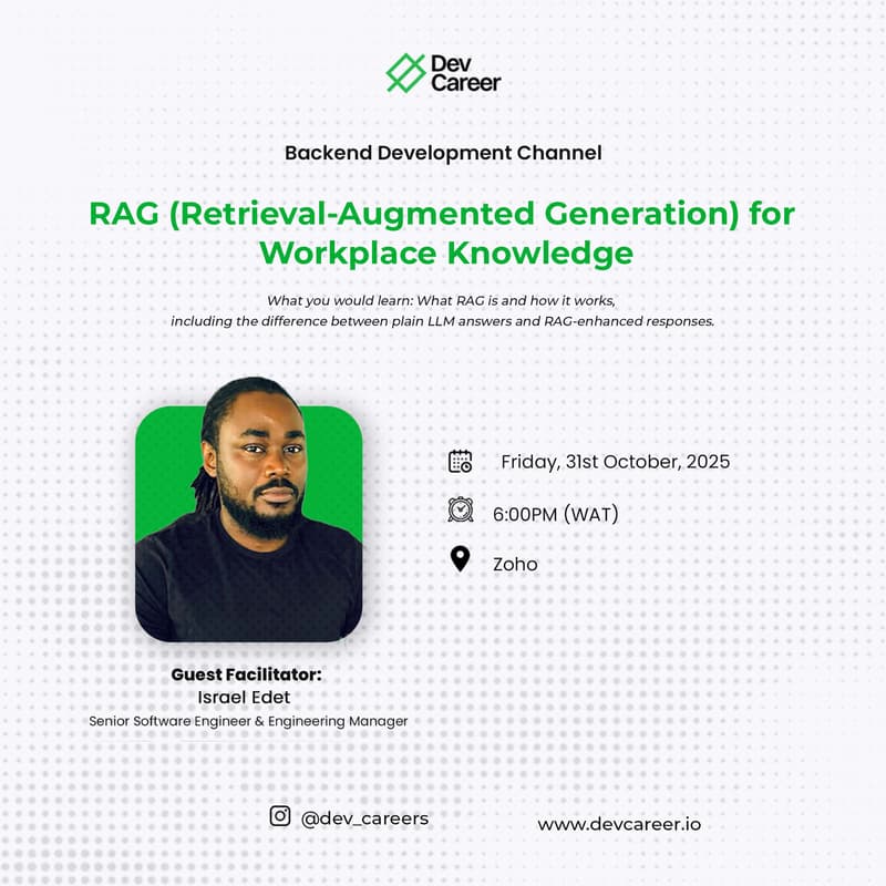 Cover Image for RAG (Retrieval-Augmented Generation) for Workplace Knowledge