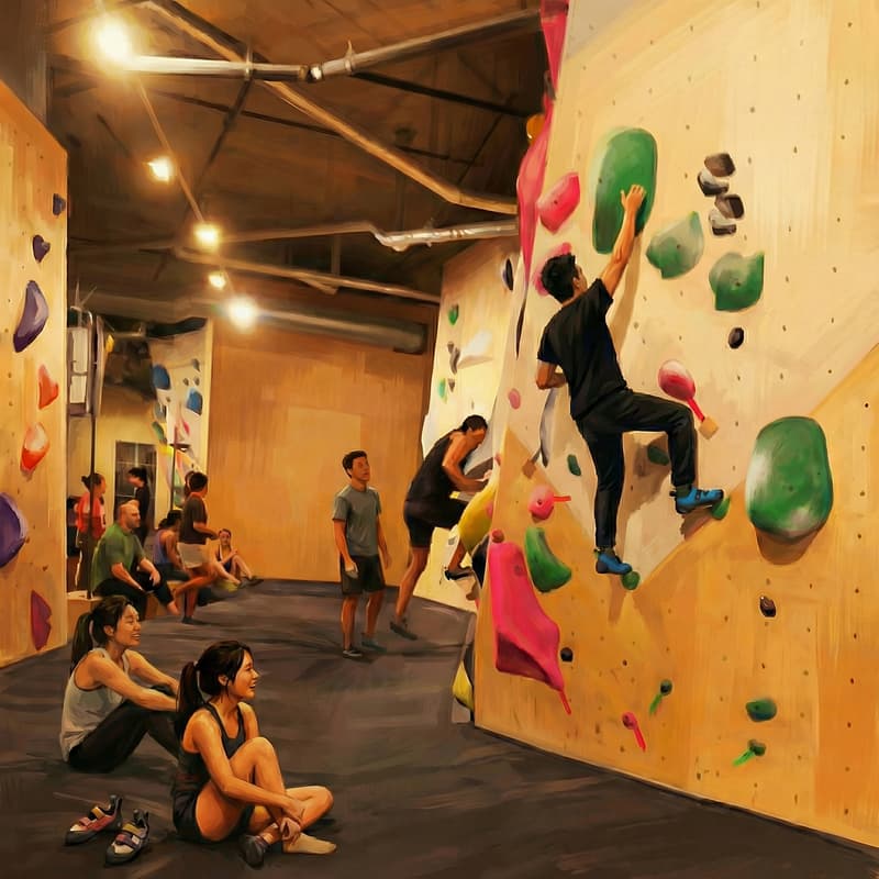 Cover Image for Techies go bouldering