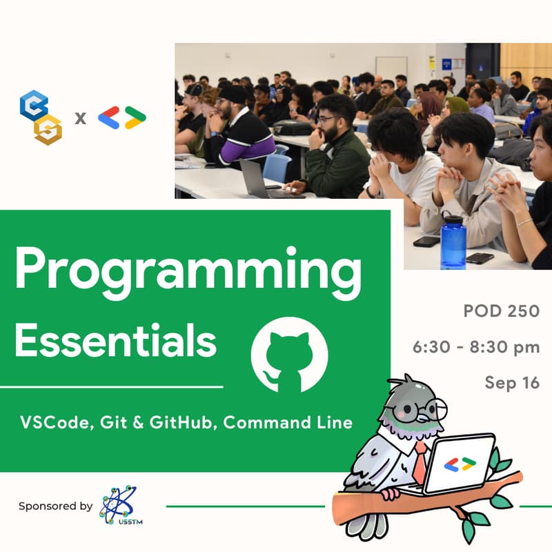 Cover Image for GDSC x CSCU: Programming Essentials