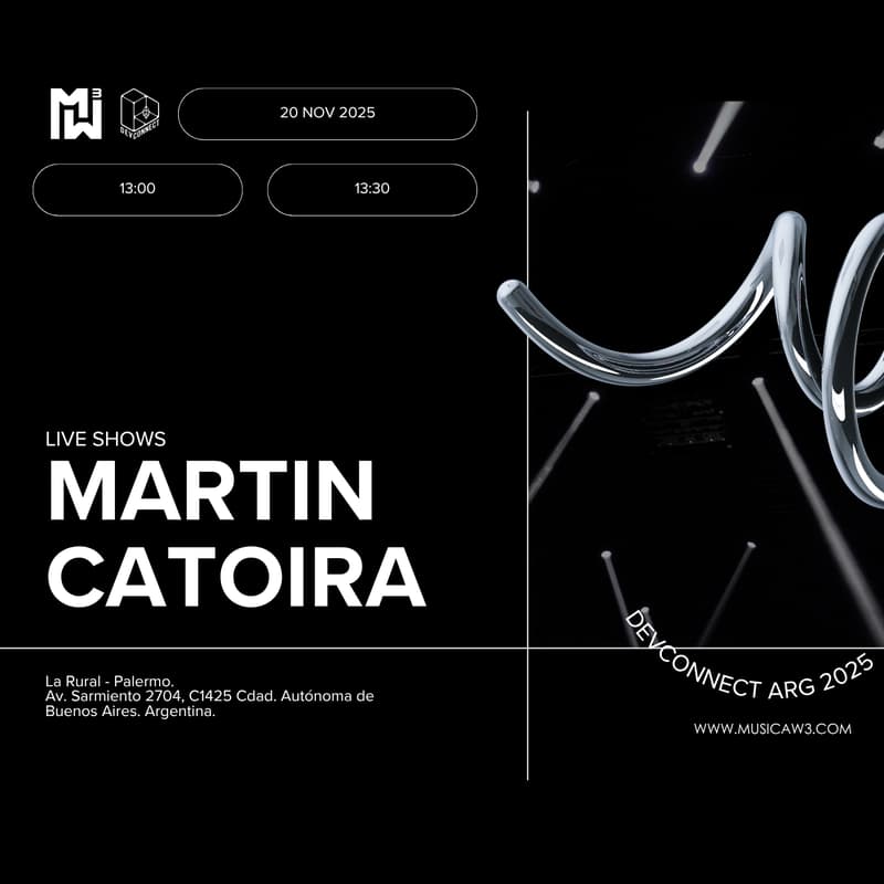 Cover Image for Martin Catoira @Devconnect Music Stage