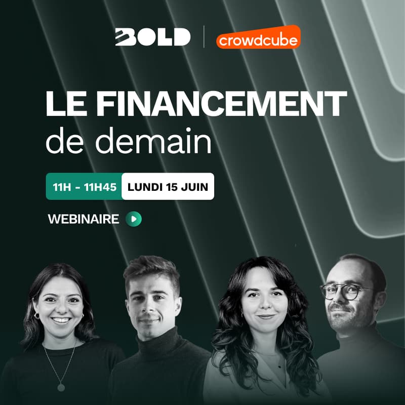 Cover Image for WEBINAIRE BOLD x Crowdcube ⚡︎ Le financement de demain