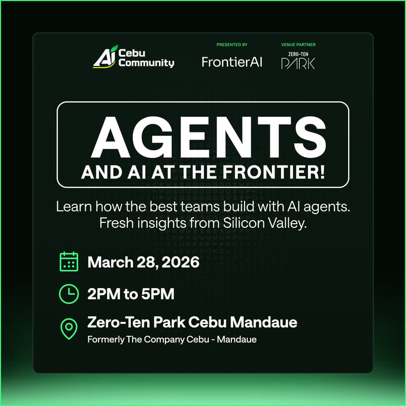 Cover Image for Agents and AI at the Frontiers!