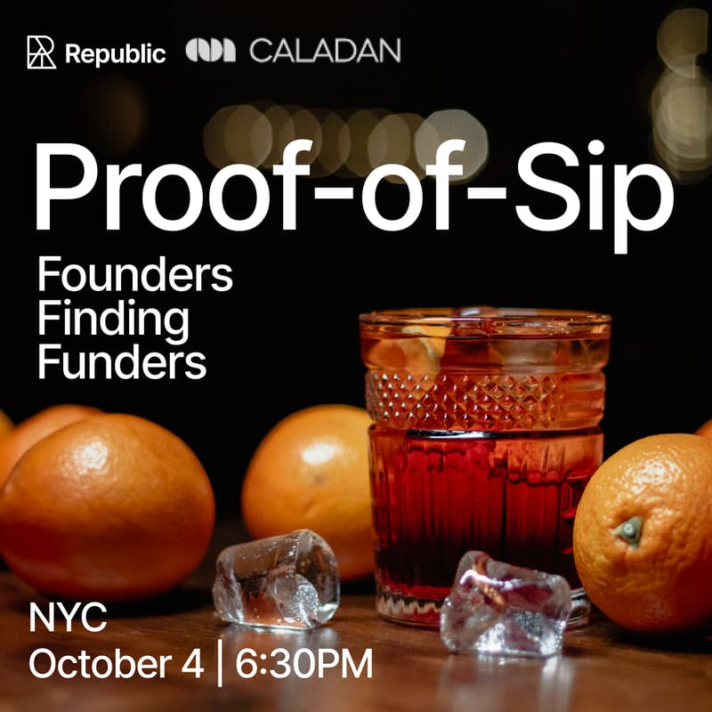 Cover Image for Proof-of-Sip | Hosted by Republic & Caladan