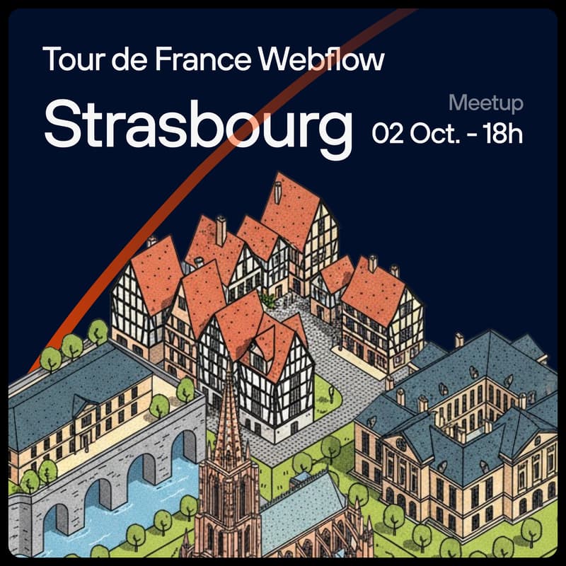 Cover Image for Tour de France Webflow · Meetup à Strasbourg