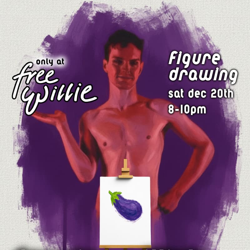 Cover Image for Figure Drawing 🏳️‍🌈 Dec 20th (RSVP here for the discount!)