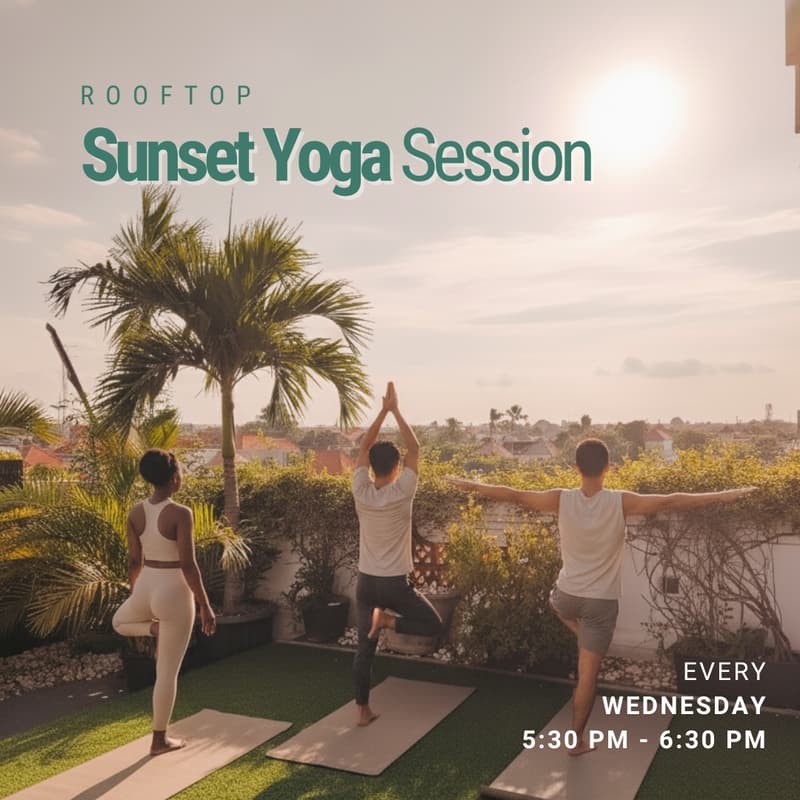 Cover Image for Rooftop Sunset Yoga