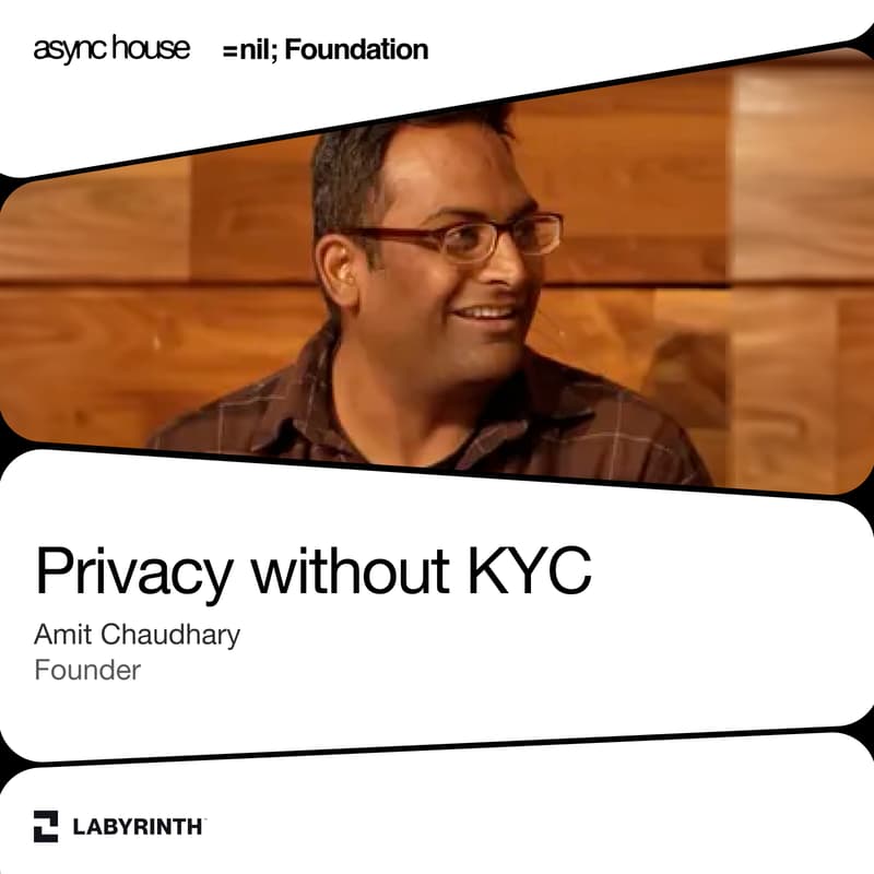 Cover Image for Privacy without KYC