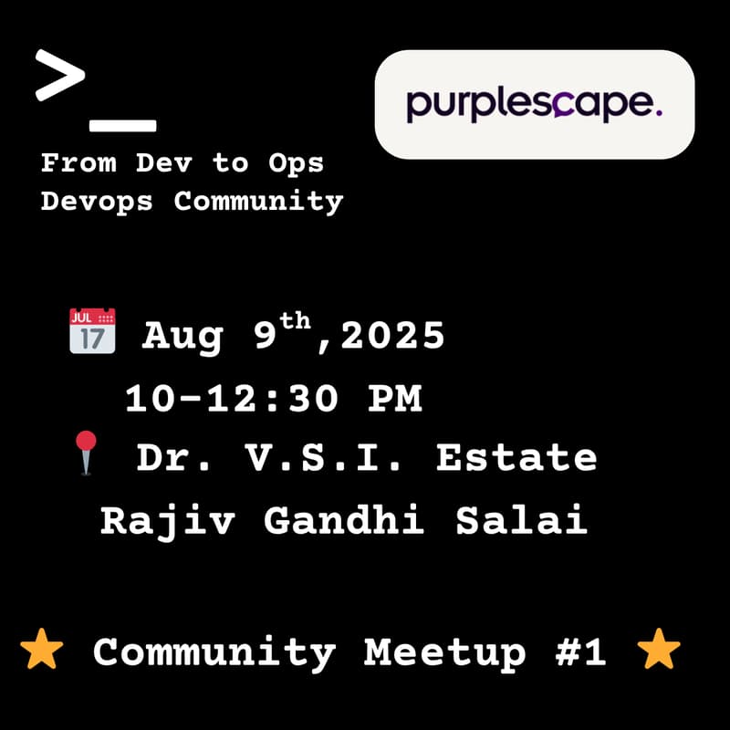 Cover Image for From dev to ops | Devops Community Meetup #1