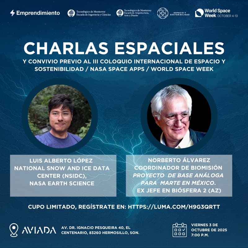 Cover Image for CHARLAS ESPACIALES