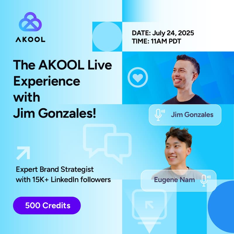 Cover Image for The Akool Live Experience with Jim Gonzales!