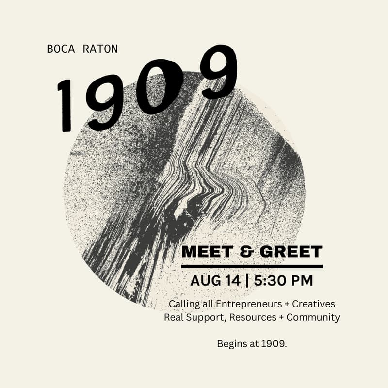 Cover Image for 1909 Boca Raton Meet & Greet