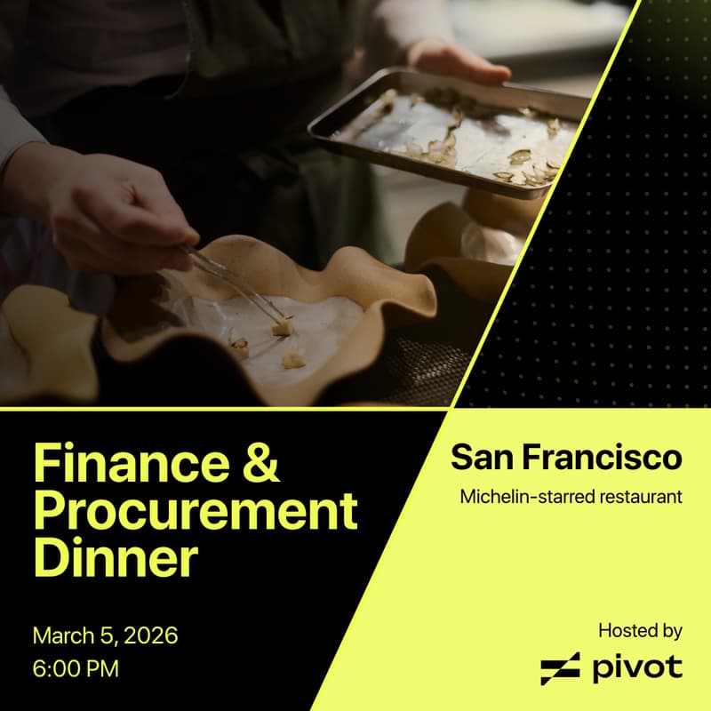 Cover Image for Finance & Procurement Dinner in San Francisco｜Michelin-starred restaurant