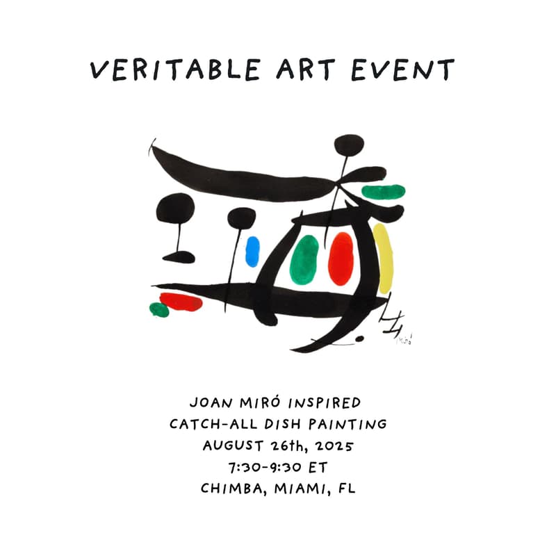 Cover Image for Joan Miró Inspired Catch-All Dish Painting