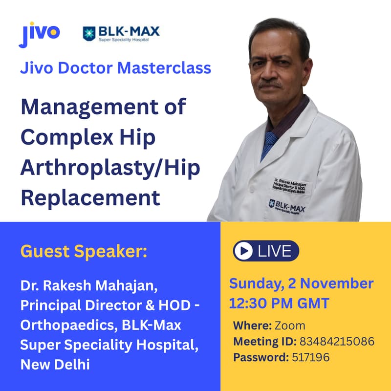 Cover Image for Jivo Masterclass | Management of Complex Hip Arthroplasty / Hip Replacement