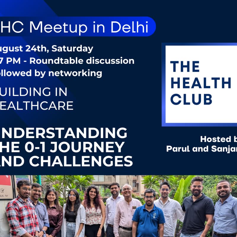 Cover Image for THC Meet up: Building 0-1 in healthcare