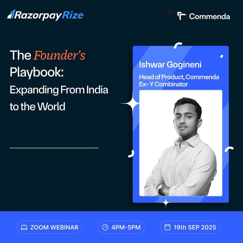 Cover Image for The Founder's Playbook Sessions : Expanding from India to the World