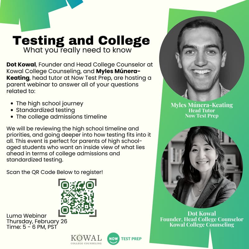 Cover Image for Testing and College: What you really need to know