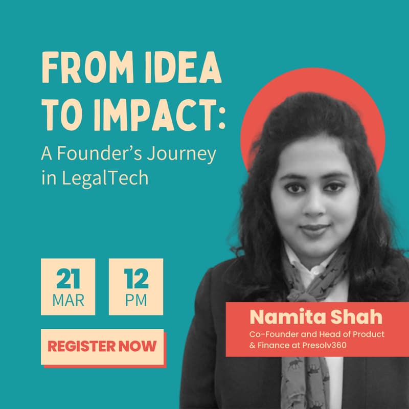 Cover Image for From Idea to Impact: A Founder’s Journey in LegalTech