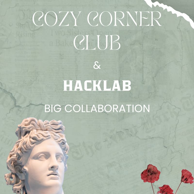 Cover Image for The Cozy Corner Club & Hacklab event