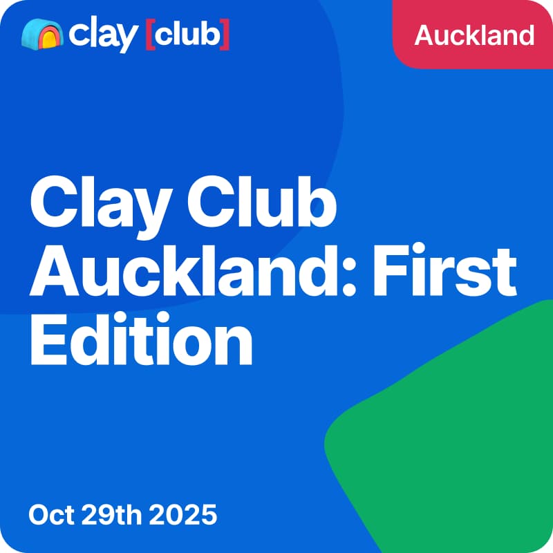 Cover Image for Clay Club Auckland: First Edition 🎉