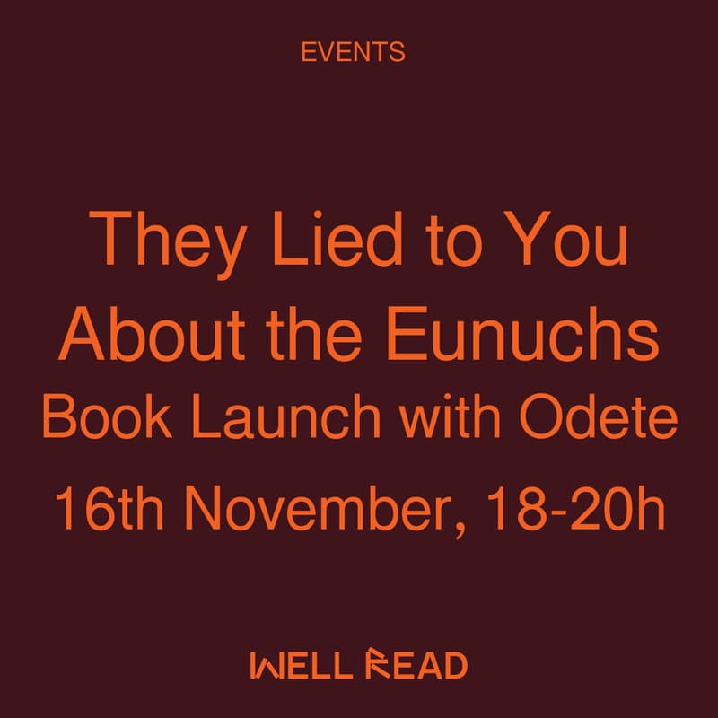 Cover Image for They Lied to You About the Eunuchs: Book Launch with Odete