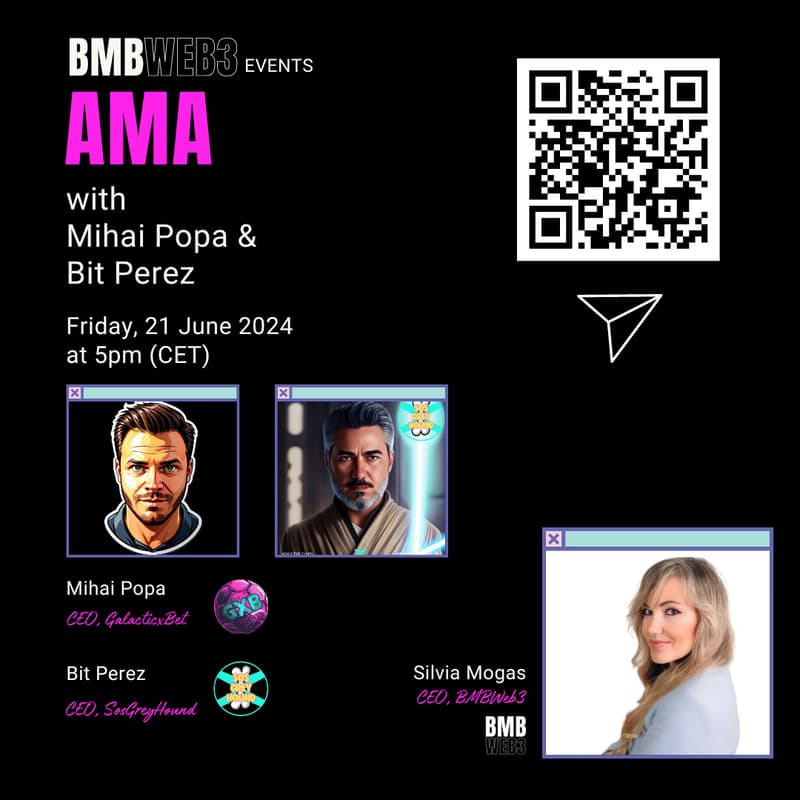 Cover Image for AMA with SOSgreyhound, GalacticXbet & BMBWeb3