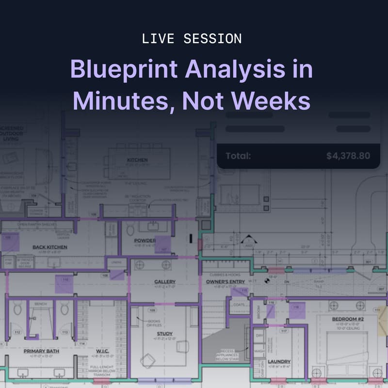 Cover Image for Blueprint Analysis in Minutes, Not Weeks