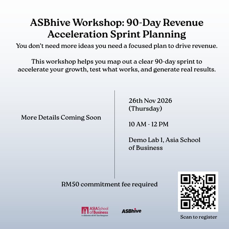 Cover Image for ASBhive Workshop : 90-Day Revenue Acceleration Sprint Planning