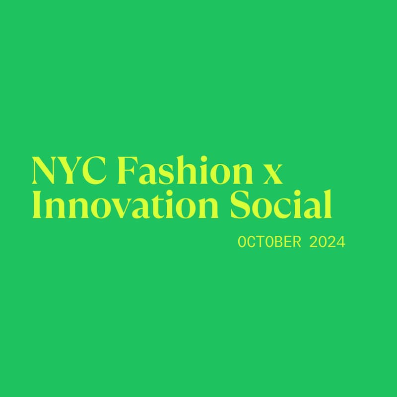 Cover Image for Fashion x Innovation October Social