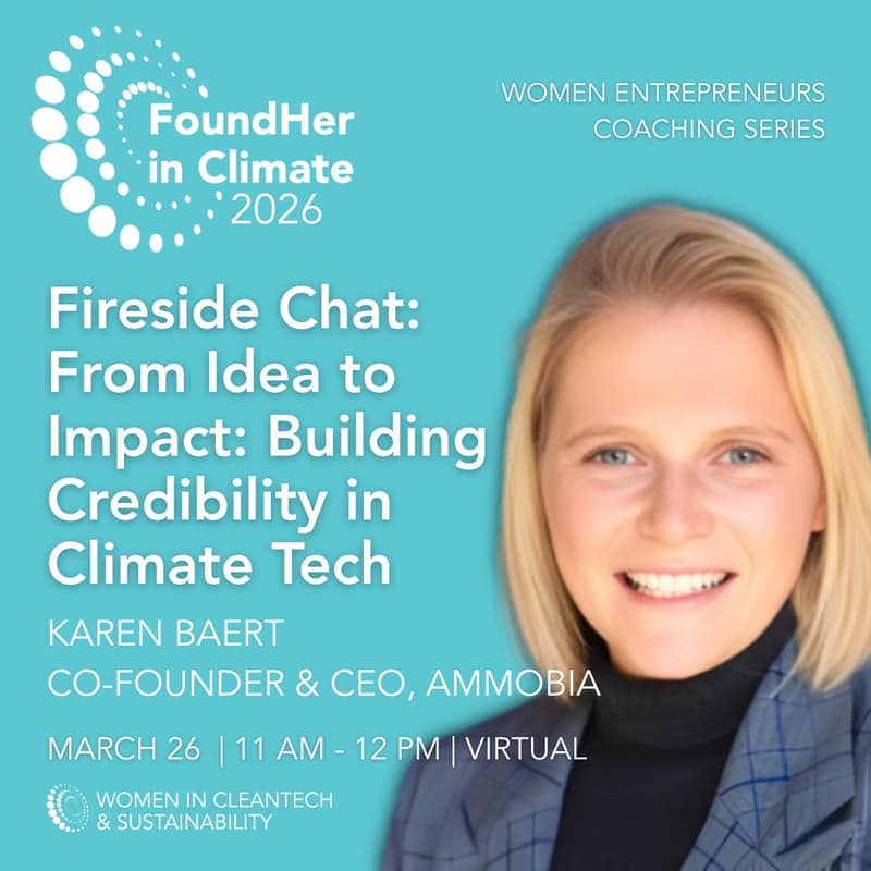 Cover Image for FoundHer in Climate 2026: From Idea to Impact — Building Credibility in Climate Tech
