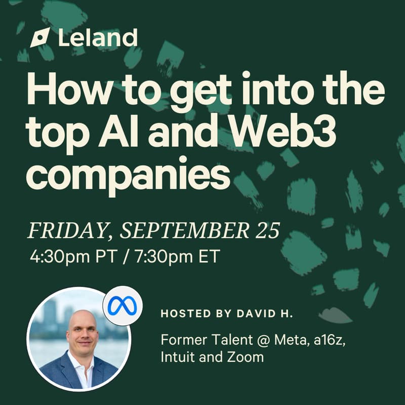 Cover Image for How to get into the top AI and Web3 companies