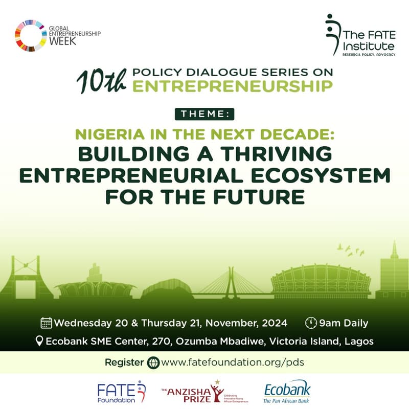 Cover Image for The 10th Annual FATE Institute Policy Dialogue Series on Entrepreneurship