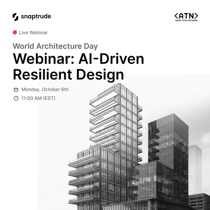 Cover Image for World Architecture Day | AI-Driven Resilient Design with Snaptrude