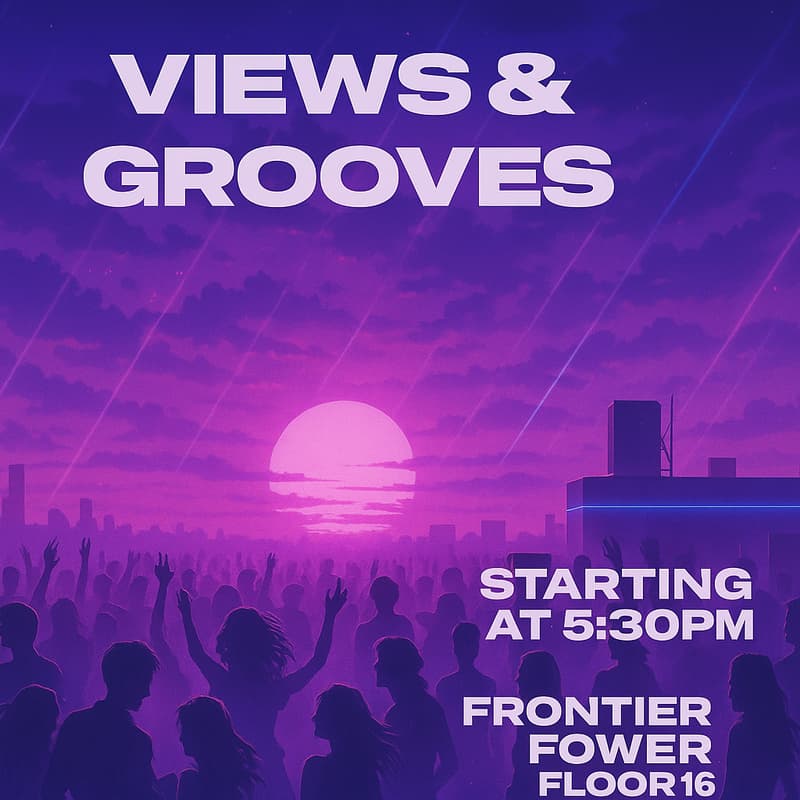 Cover Image for Views & Grooves Afterwork: with Weston Grey - Open Registration - Open Registration