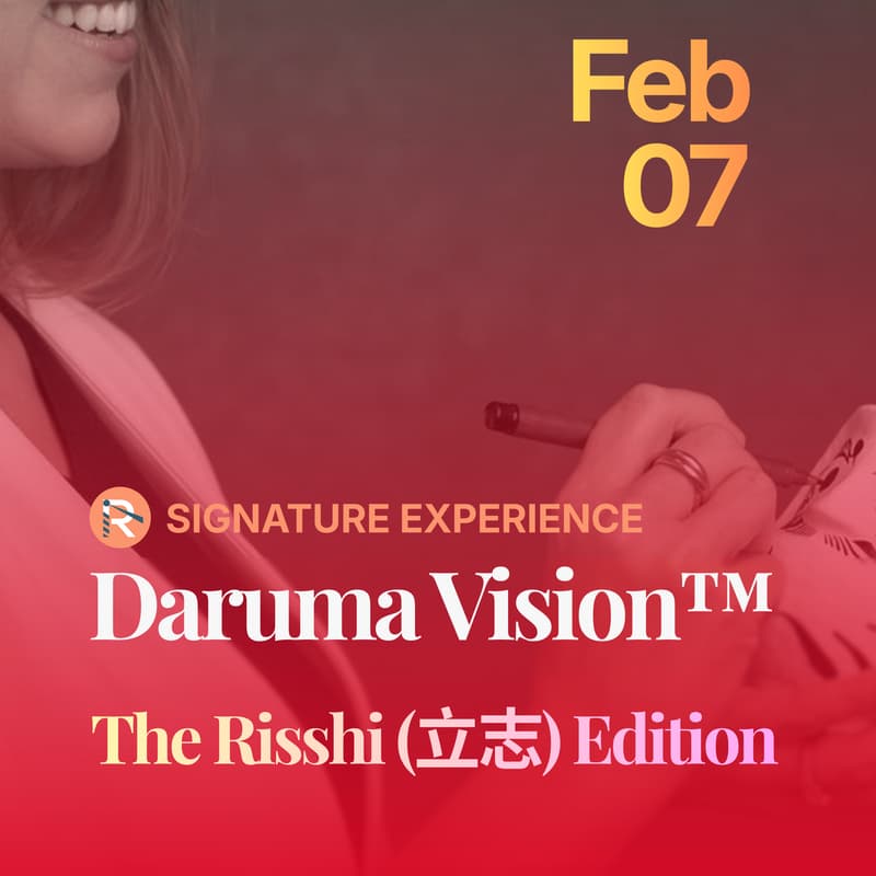Cover Image for Daruma Vision™ Retreat - The Risshi (立志) Edition