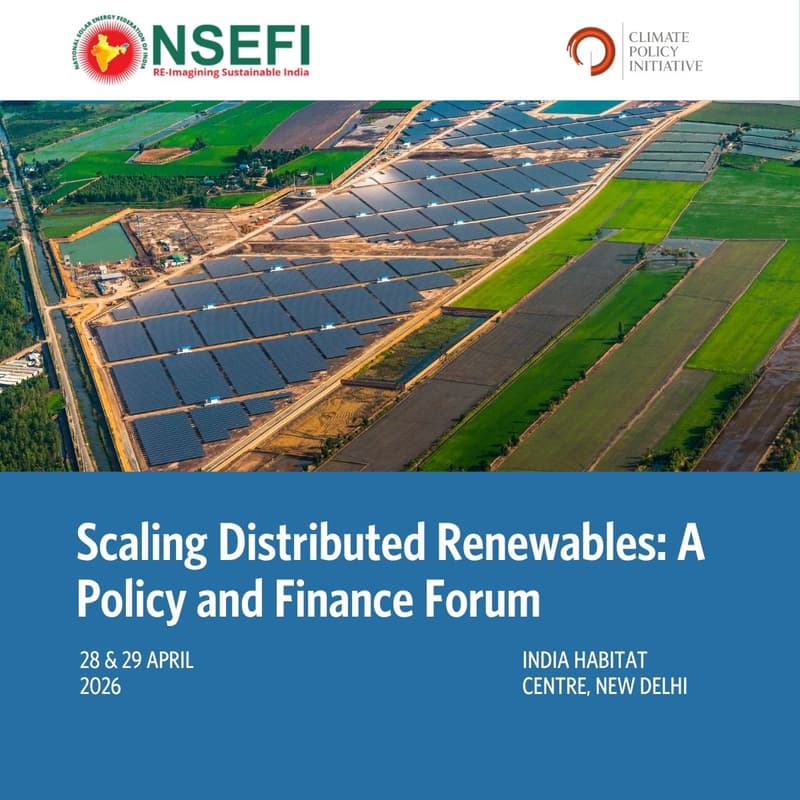 Cover Image for Scaling Distributed Renewables:  A Policy and Finance Forum