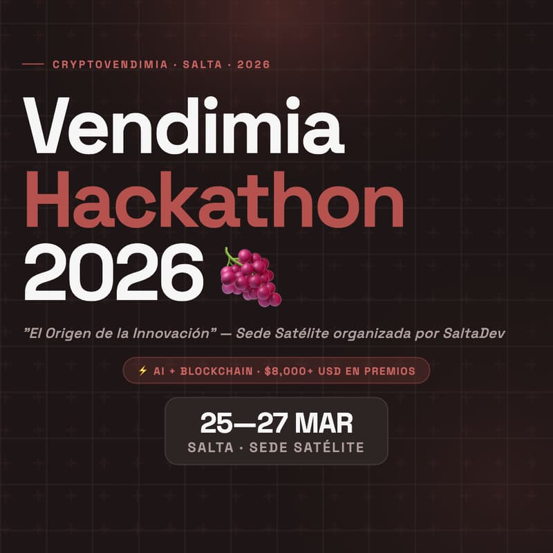 Cover Image for Vendimia Hackathon 2026 - Punto satélite en Salta