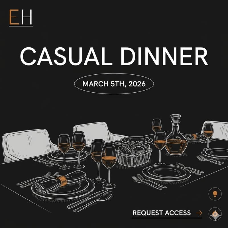 Cover Image for Casual Private Dinner