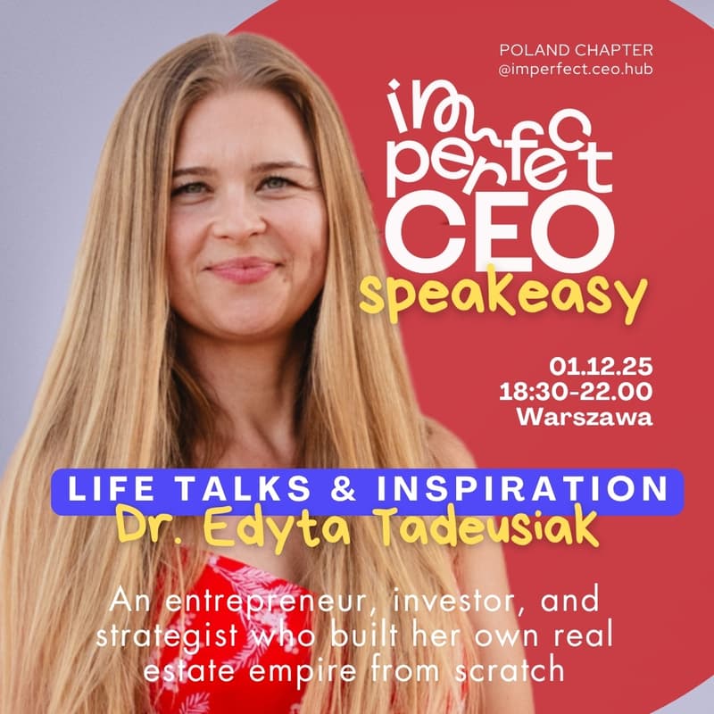 Obrazek w tle dla Imperfect CEO Speakeasy No2 | Warsaw
