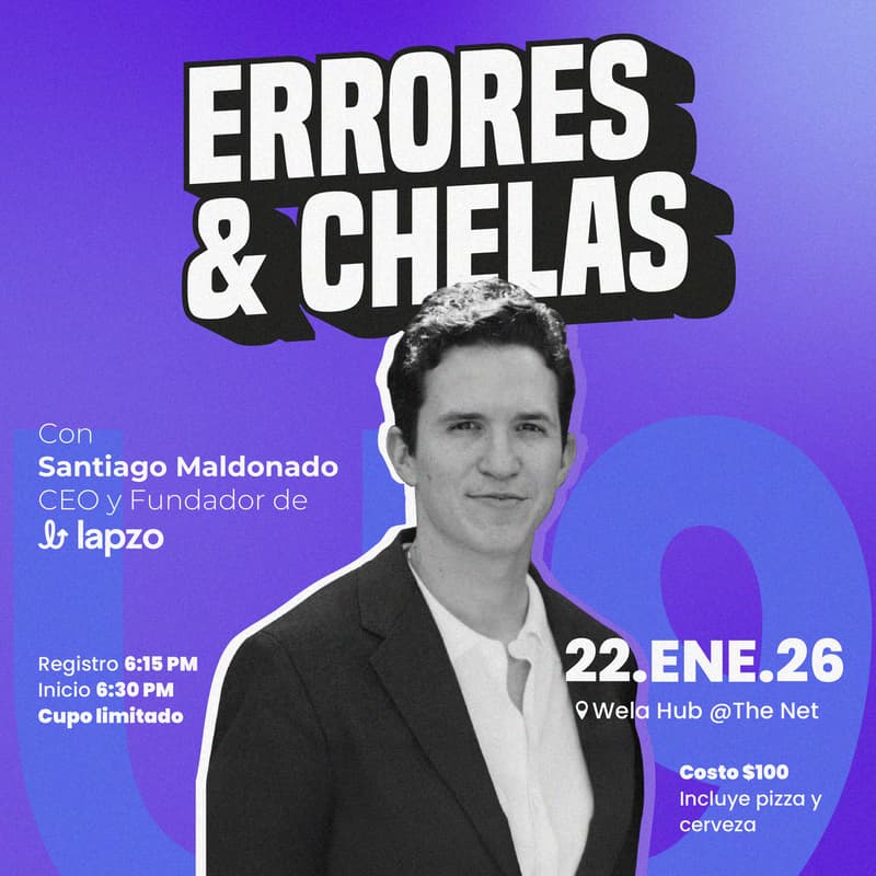 Cover Image for Errores y Chelas con Santiago Maldonado