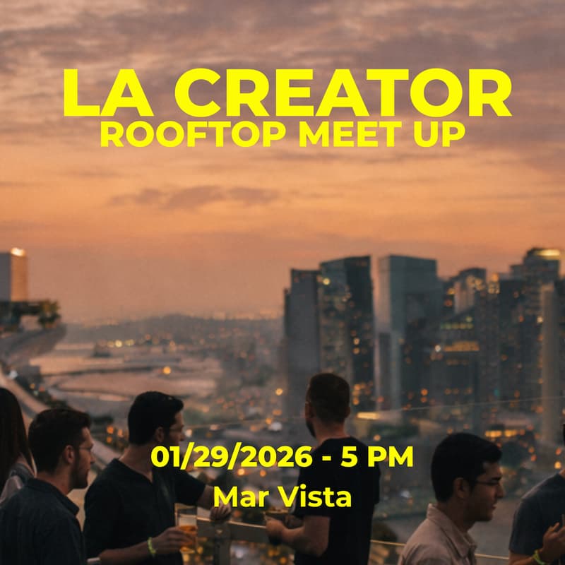 Cover Image for NTS LA CREATOR ROOFTOP MEETUP