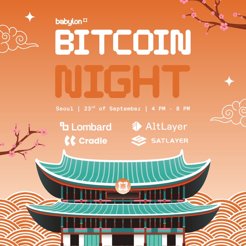Cover Image for Bitcoin Night | Seoul