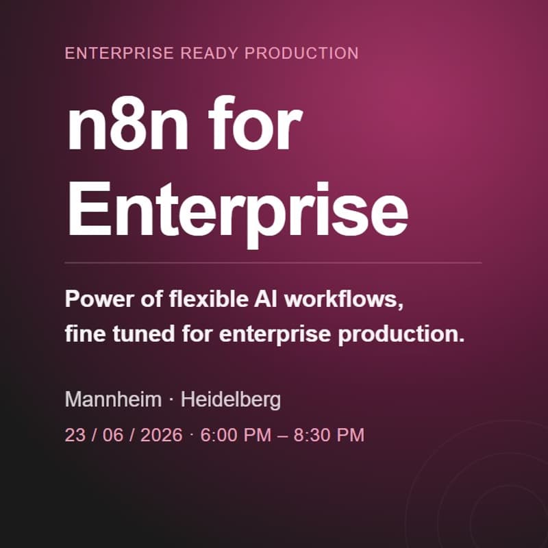 Cover Image for n8n for Enterprise
