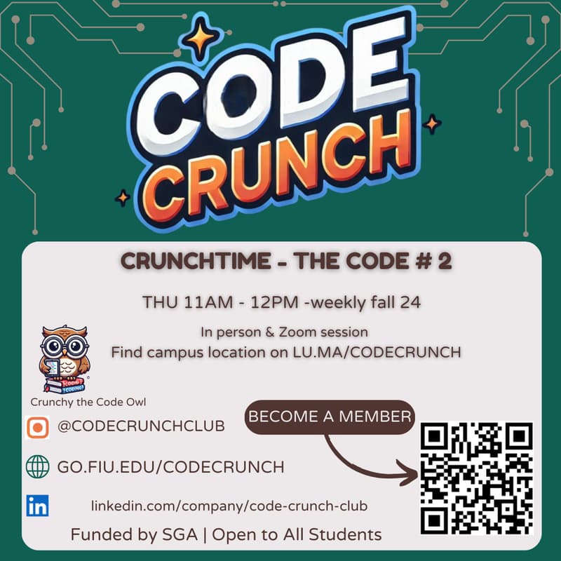 Cover Image for 💻 CrunchTime LeetCode #2 - GC ROOM 316