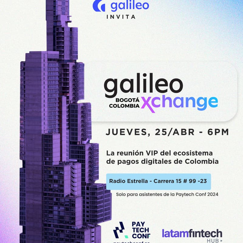 Cover Image for Galileo Xchange Bogotá @ Paytech Conf 🍹