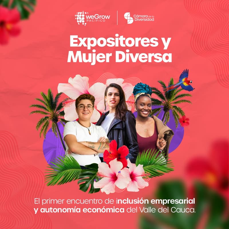 Cover Image for Inscripciones weGrow Pacífico - 4. Expositores y Emprendedoras Diversidades Autónomas y Productivas