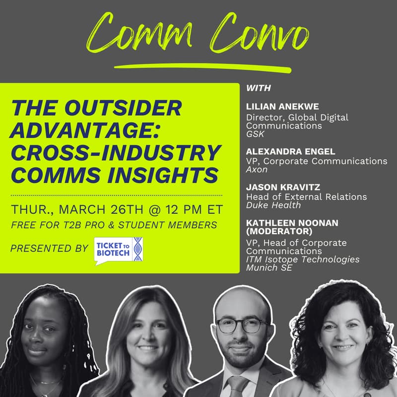 Cover Image for T2B March Comm Convo: The Outsider Advantage: Cross-Industry Comms Insights