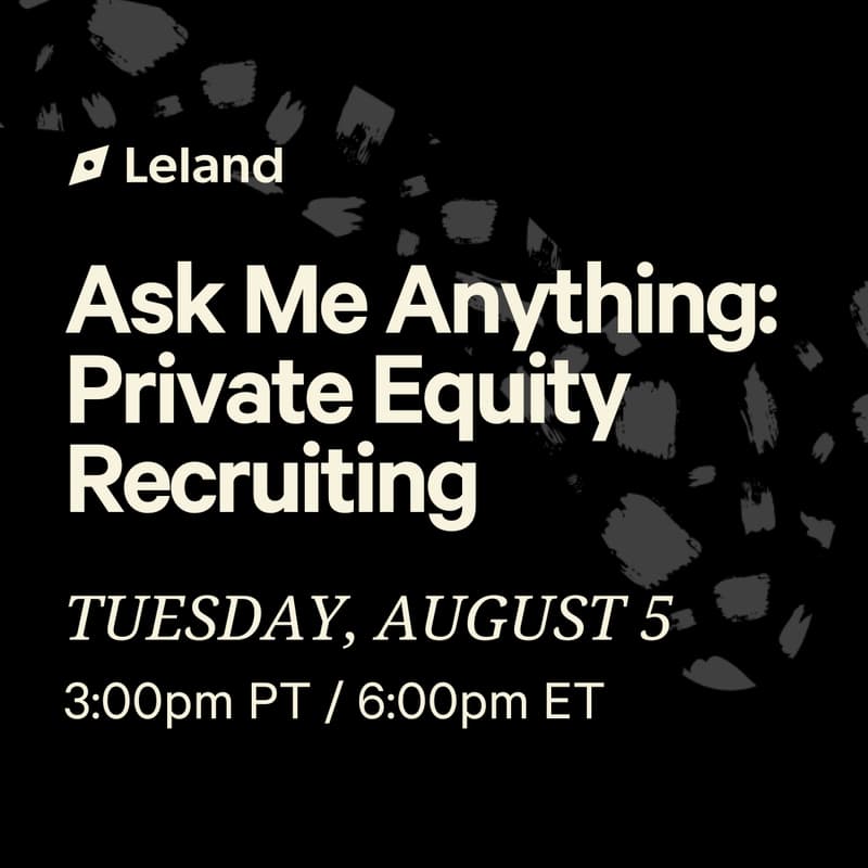 Cover Image for Ask Me Anything: Private Equity Recruiting