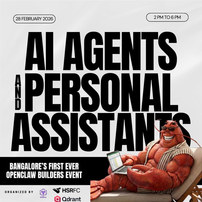 Cover Image for HSRFC x OpenClaw Builders (AI Agents and Personal Assistants)