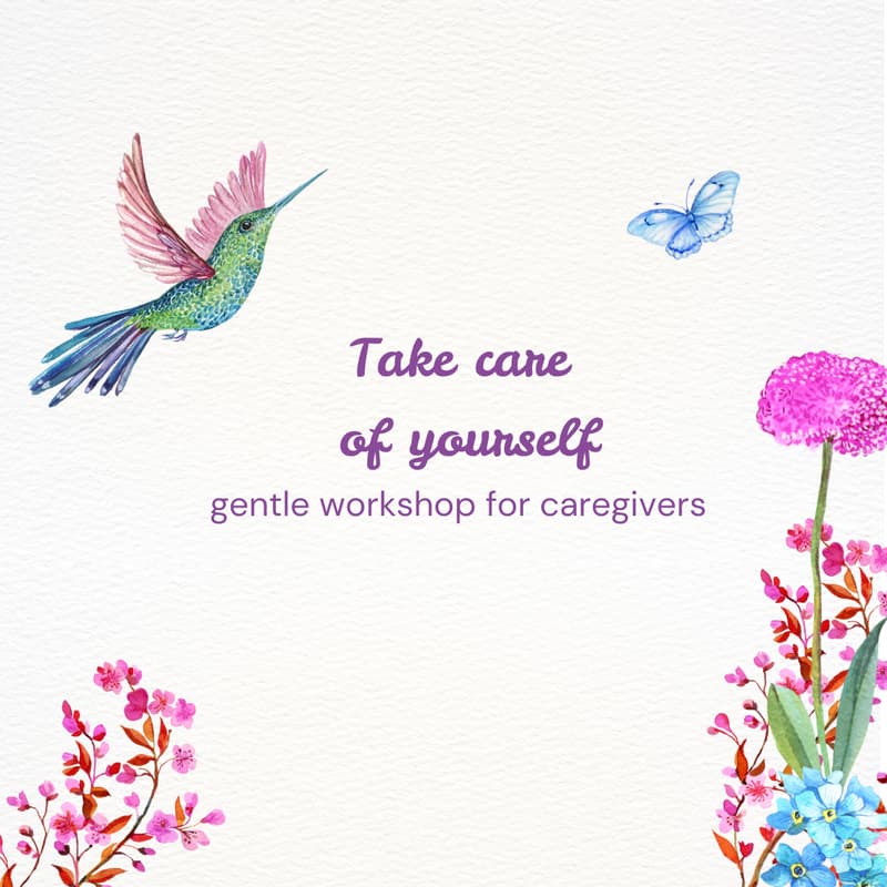 Cover Image for Take care of yourself. Free workshop for caregivers.